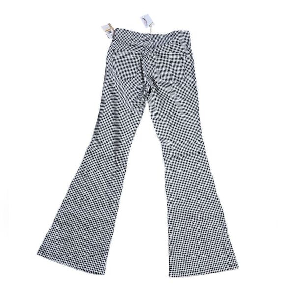 Women's JESSICA SIMPSON Flare Houndstooth Wide Leg Pants 29 - Picture 4 of 4
